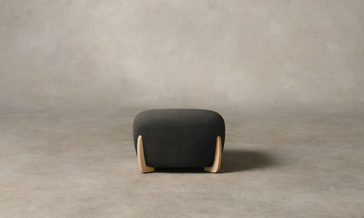 The Vera Ottoman - Performance Velvet Slate