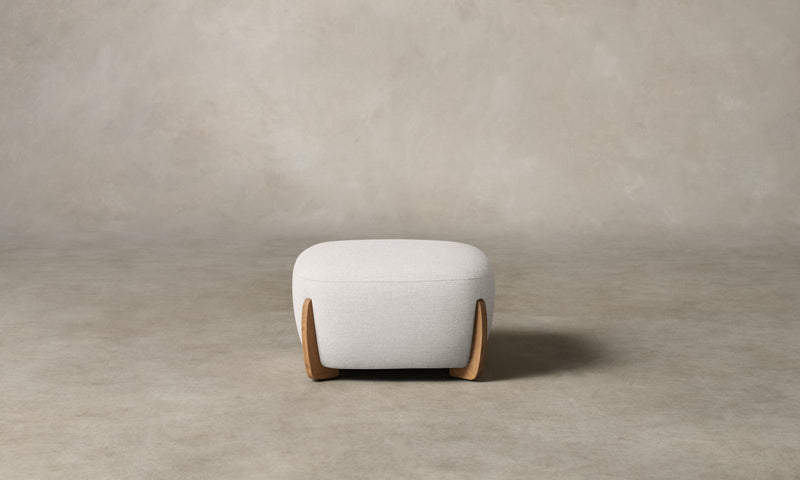 The Vera Ottoman - Performance Woven Chenille Lace