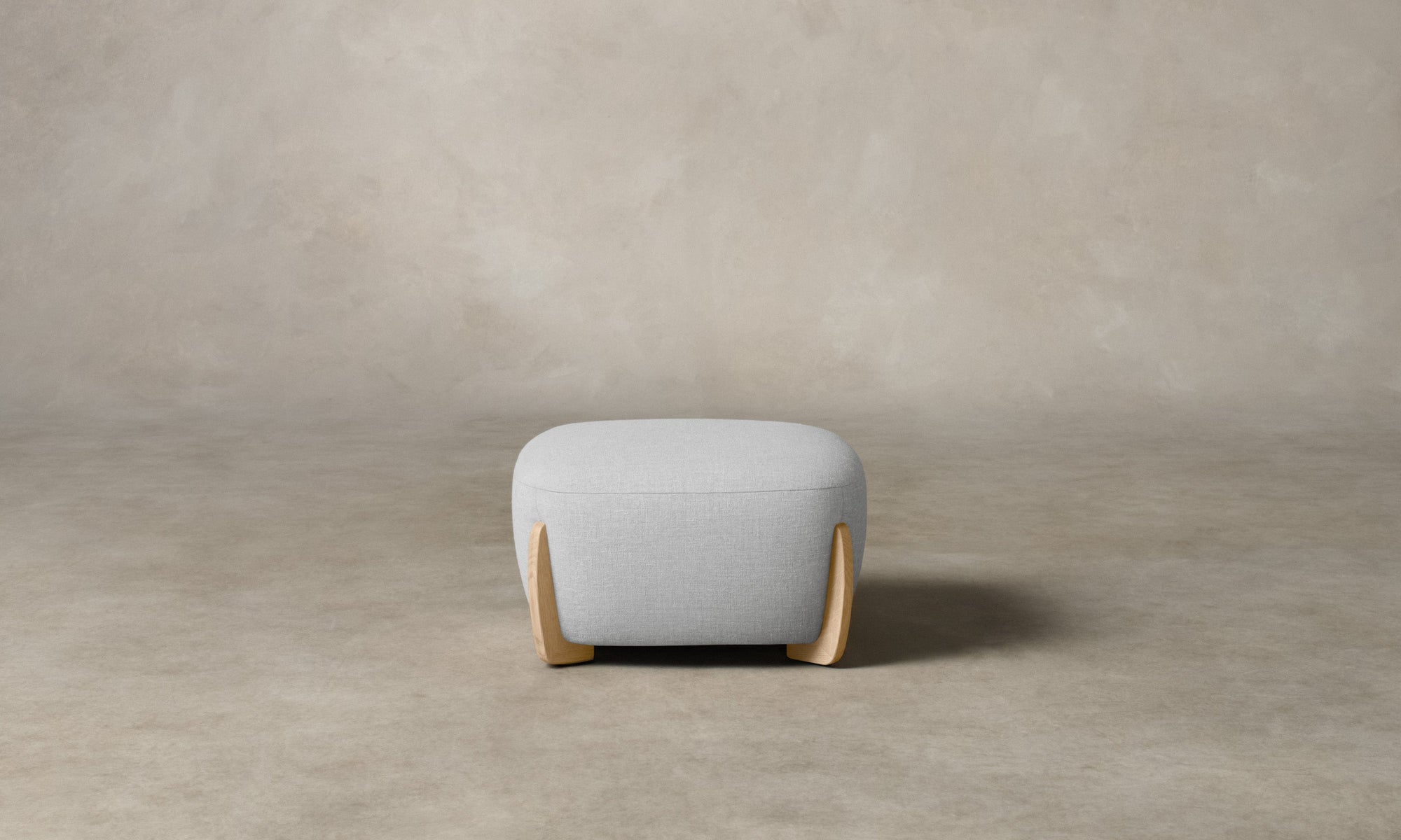 The Vera Ottoman - Performance Woven Chenille Rain