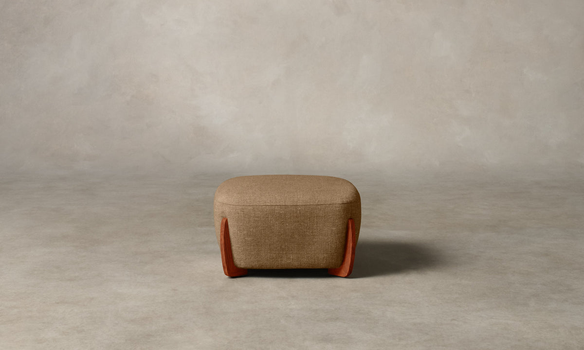 The Vera Ottoman - Heritage Belgian Linen Chai