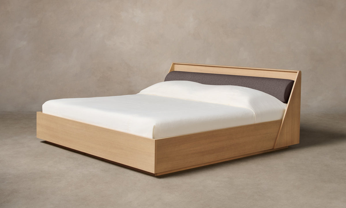 The Verne Bed - Heritage Belgian Linen Carob