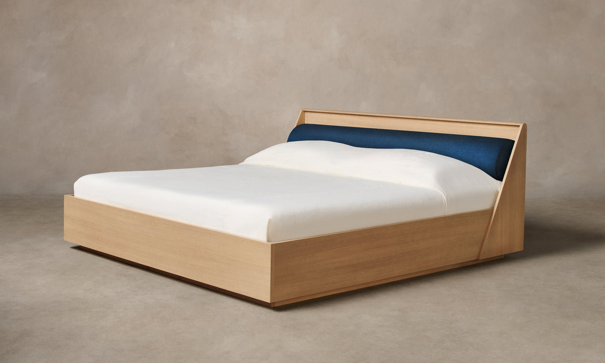 The Verne Bed - Performance Velvet Sapphire