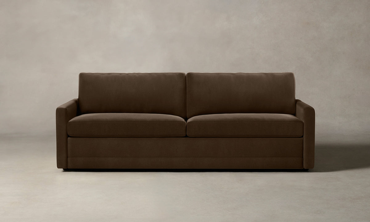 The Warren Sleeper Sofa - Performance Velvet Bark
