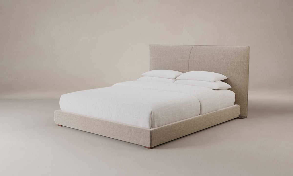 The Wythe Bed - Heritage Belgian Linen Husk