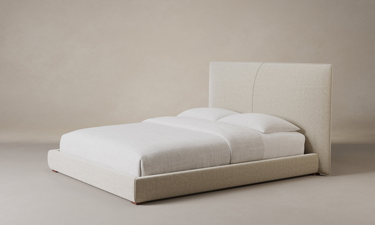 The Wythe Bed - Heritage Belgian Linen Husk