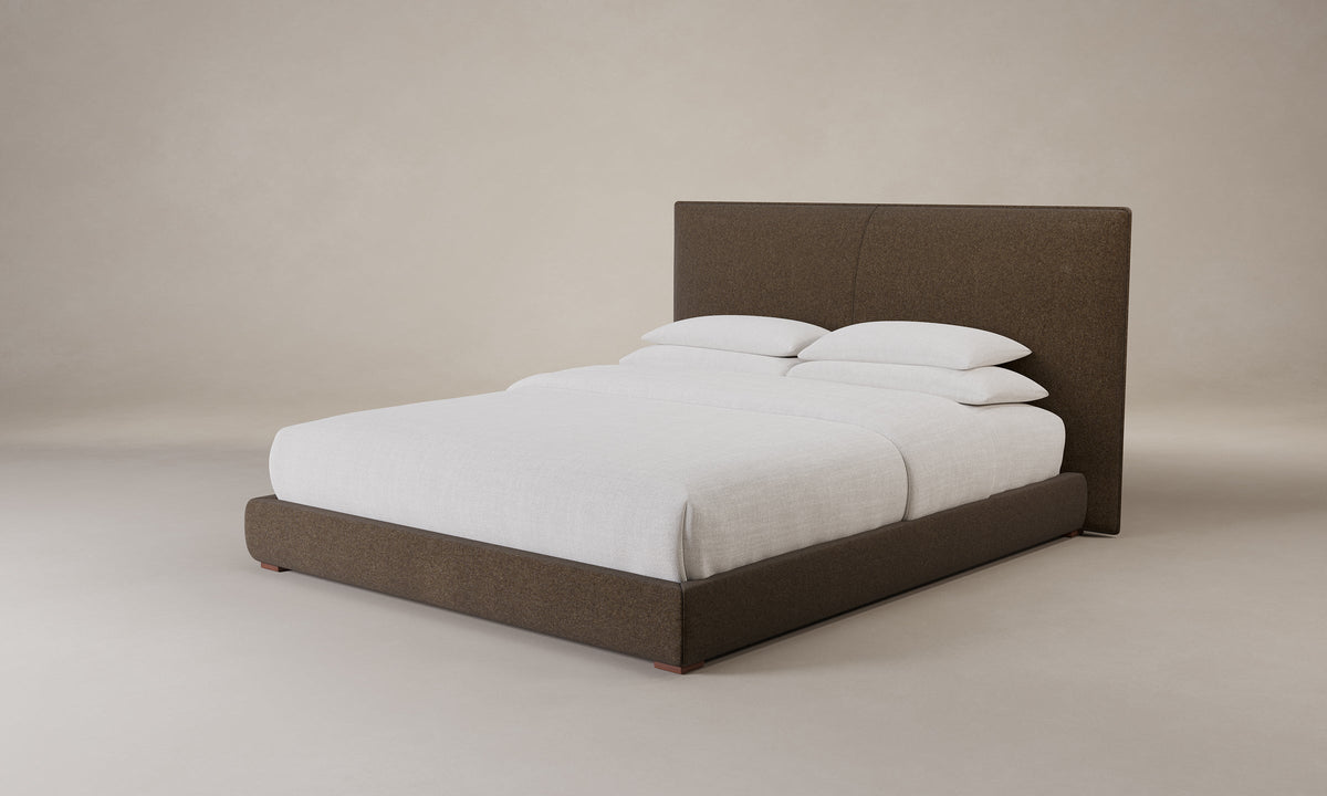 The Wythe Bed - Italian Brushed Wool Cocoa