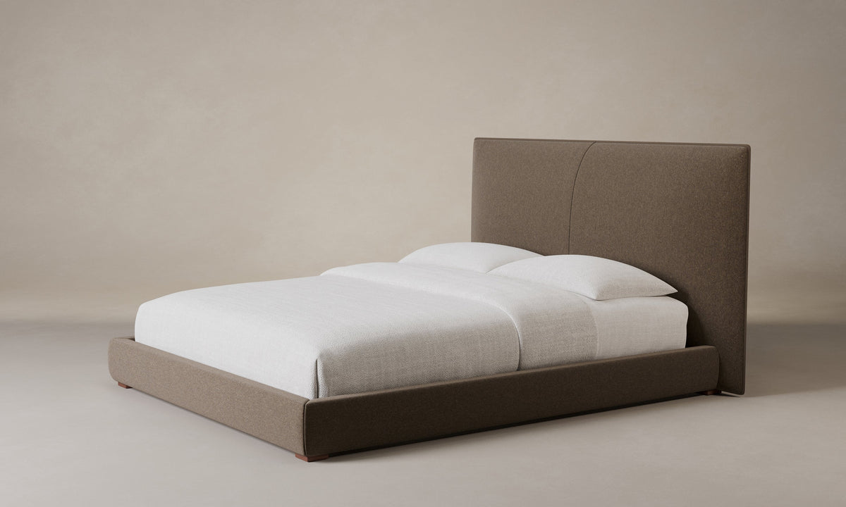 The Wythe Bed - Italian Brushed Wool Cocoa