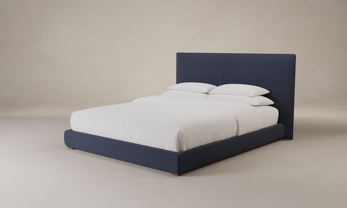 The Wythe Bed - Italian Brushed Wool Harbor