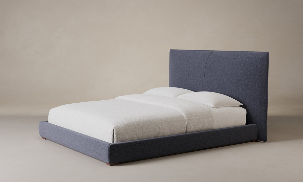 The Wythe Bed - Italian Brushed Wool Harbor