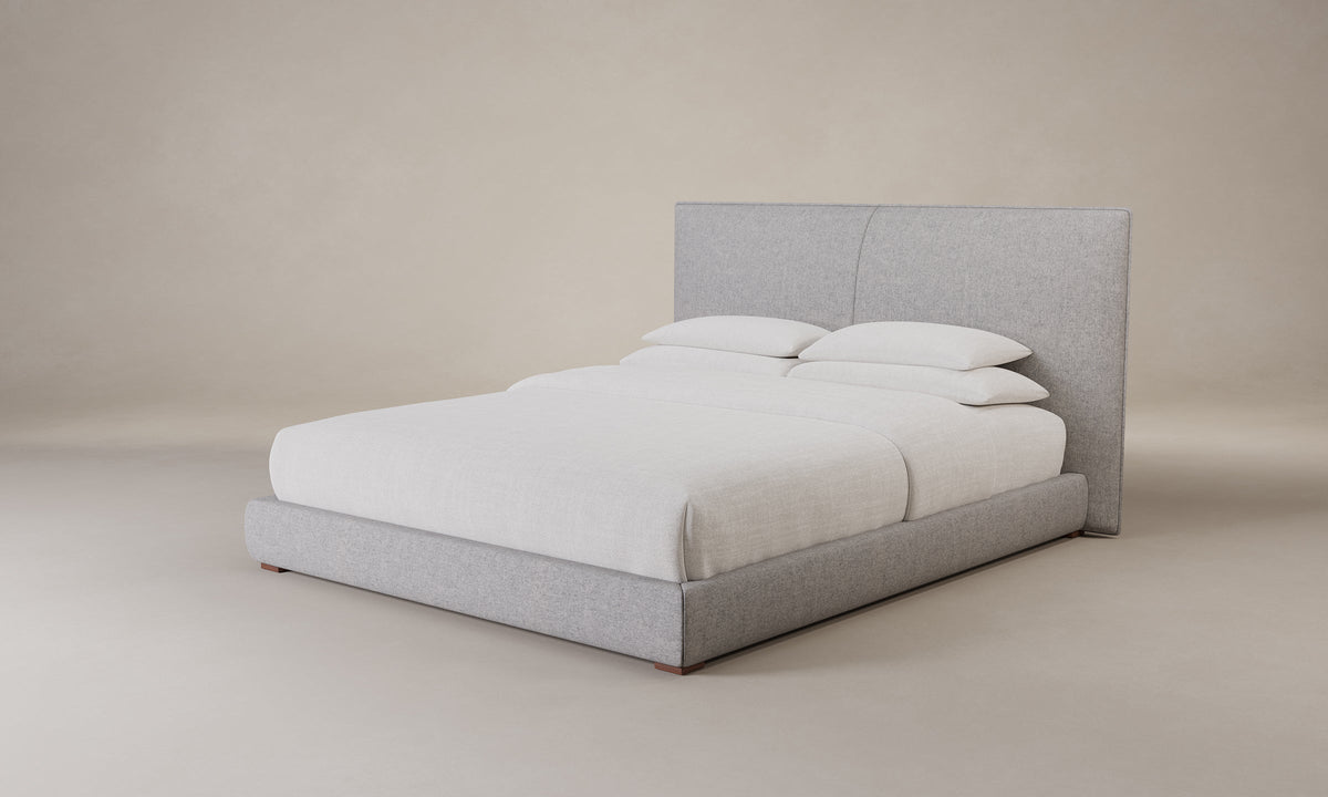 The Wythe Bed - Italian Brushed Wool Moon