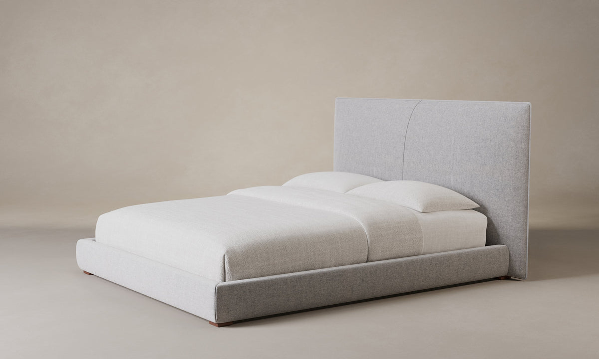 The Wythe Bed - Italian Brushed Wool Moon