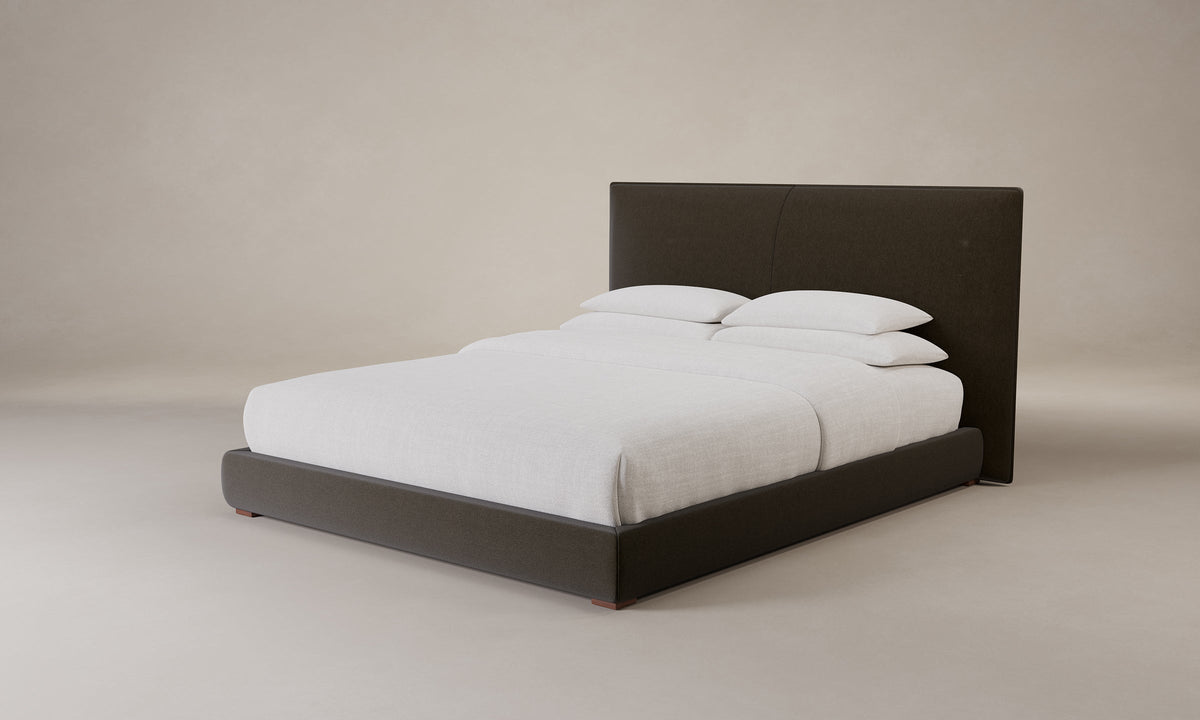 The Wythe Bed - Marled Alpaca Velvet Marsh