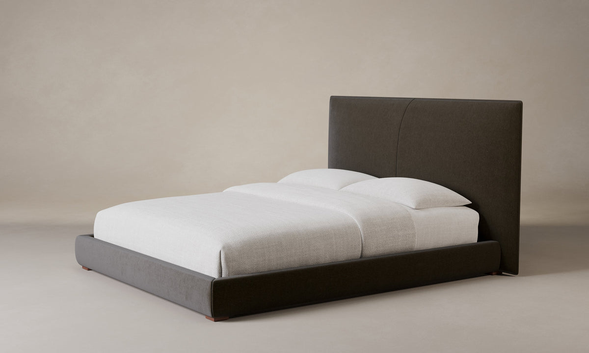 The Wythe Bed - Marled Alpaca Velvet Marsh
