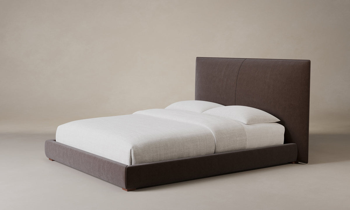 The Wythe Bed - Marled Alpaca Velvet Molasses