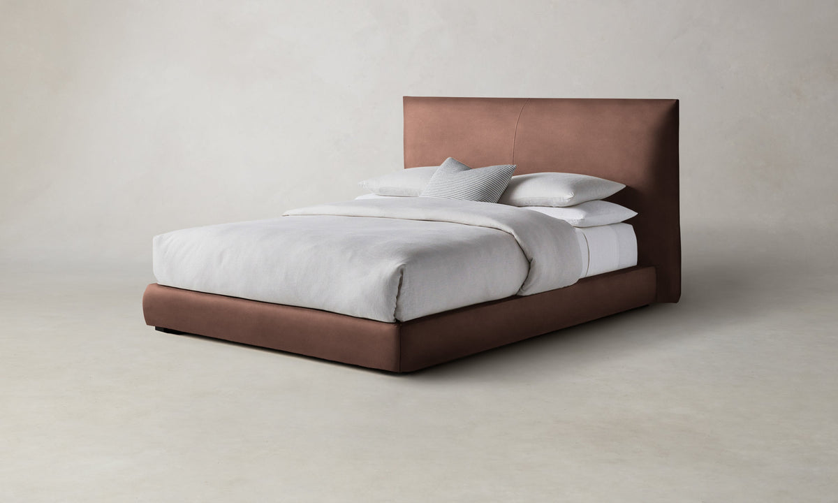 The Wythe Bed - Marled Alpaca Velvet Molasses