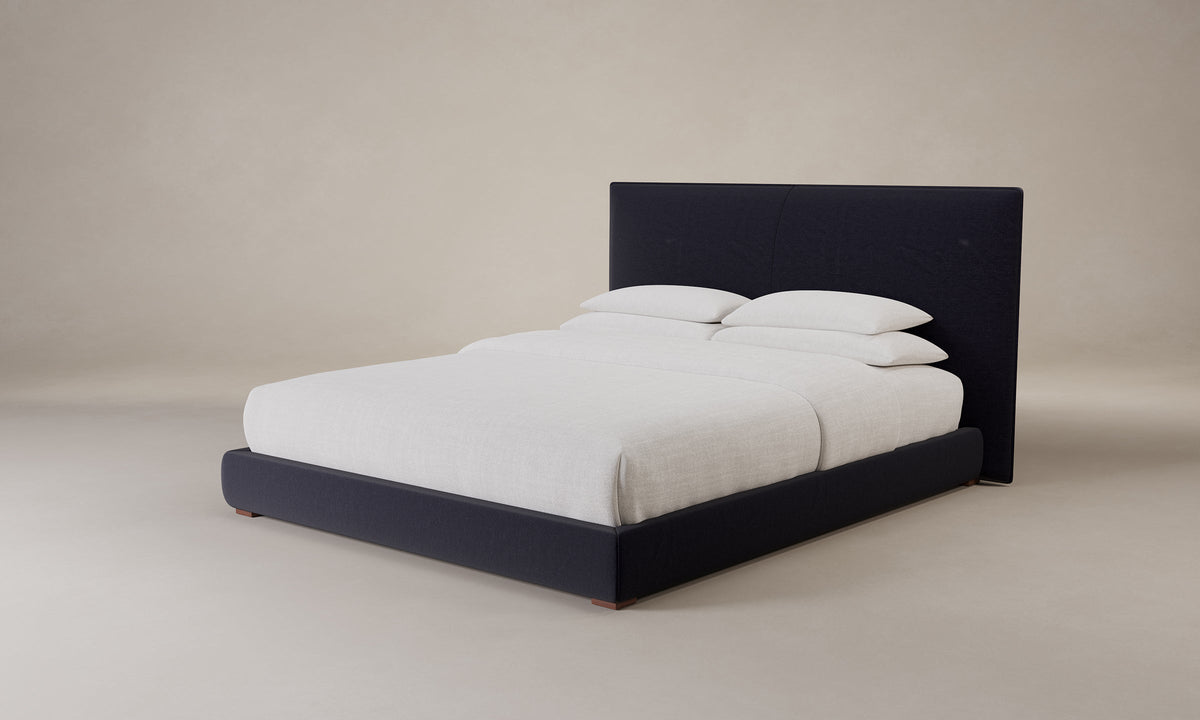 The Wythe Bed - Marled Alpaca Velvet Nightfall