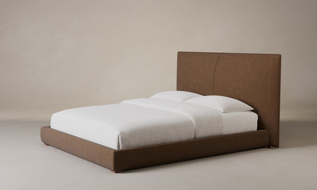 The Wythe Bed - Marled Alpaca Velvet Whiskey