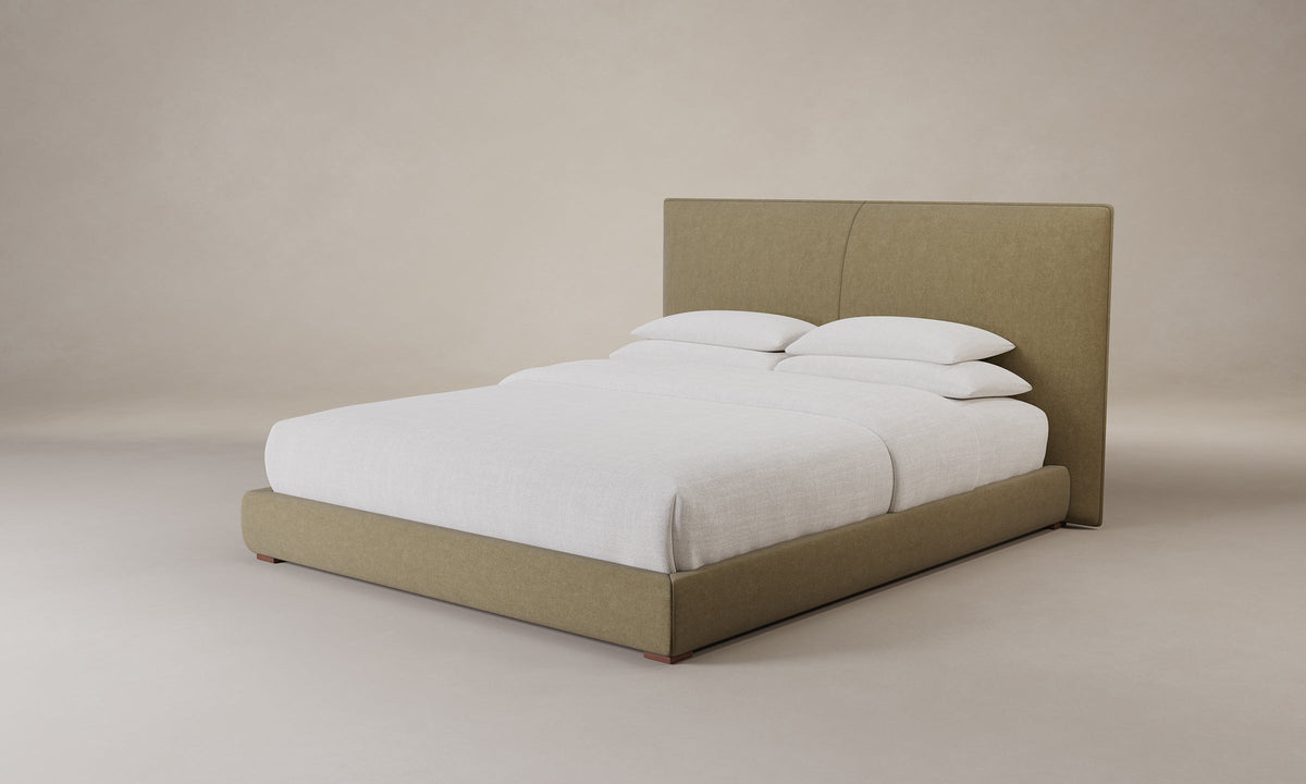 The Wythe Bed - Mohair Almond