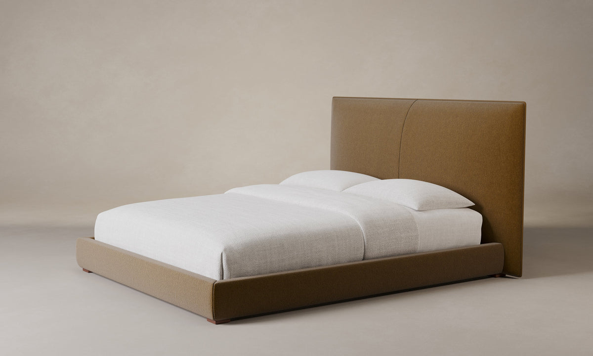 The Wythe Bed - Mohair Brown Sugar