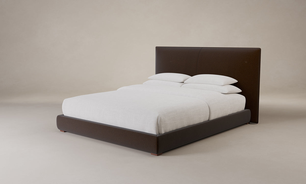 The Wythe Bed - Mohair Chocolate