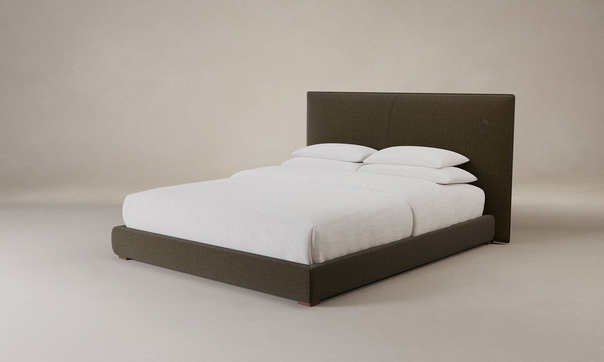 The Wythe Bed - Mohair Mink