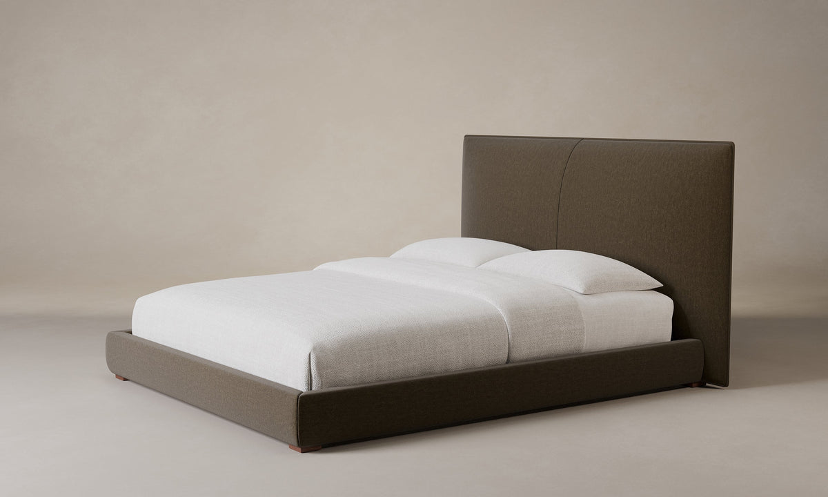 The Wythe Bed - Mohair Mink