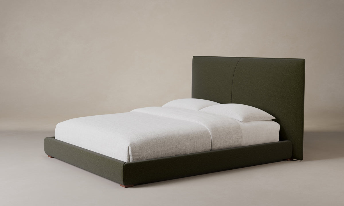The Wythe Bed - Mohair Moss