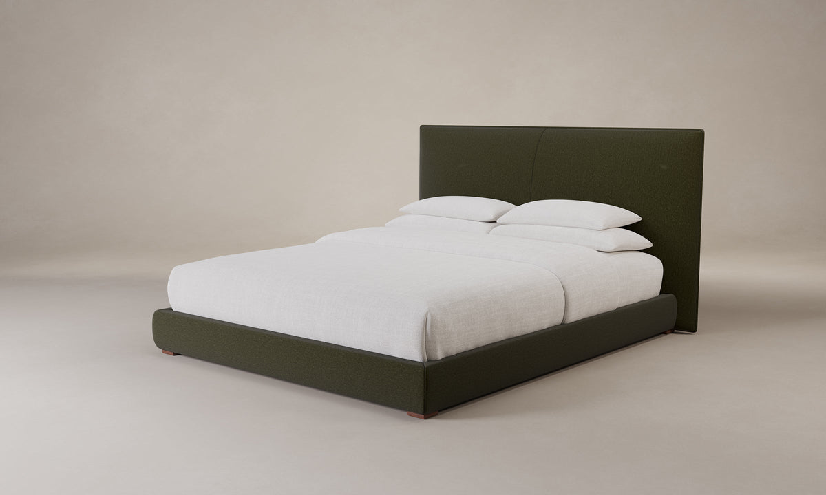 The Wythe Bed - Mohair Moss
