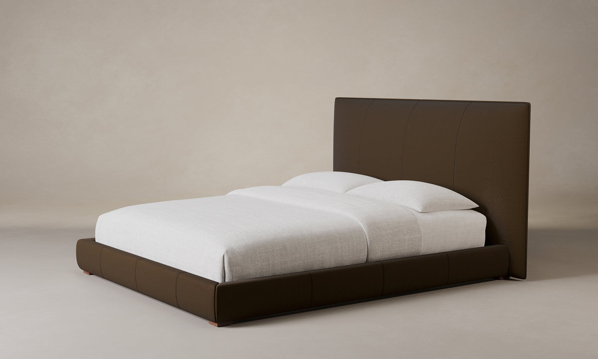 The Wythe Bed - Nubuck Leather Espresso