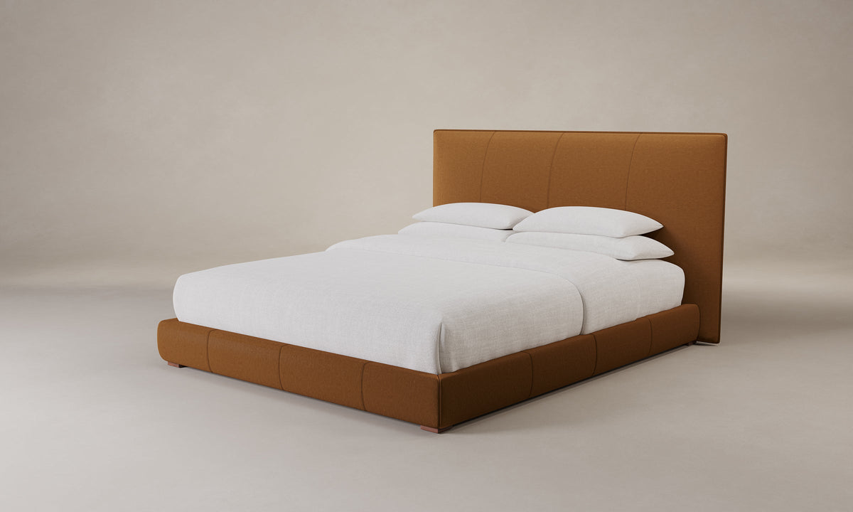The Wythe Bed - Nubuck Leather Saddle