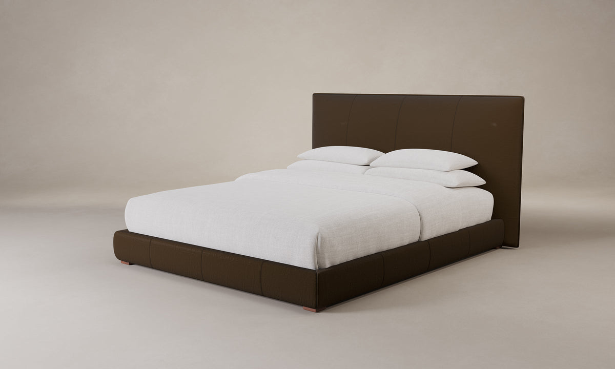 The Wythe Bed - Nubuck Leather Espresso