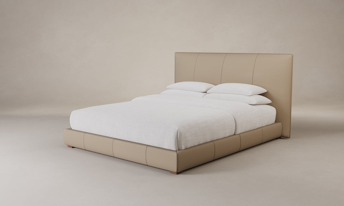 The Wythe Bed - Nubuck Leather Rye