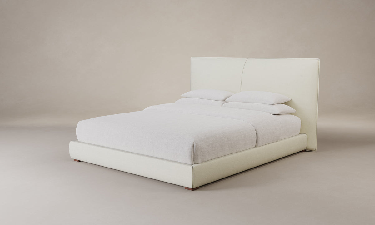 The Wythe Bed - Performance Linen Weave Flour