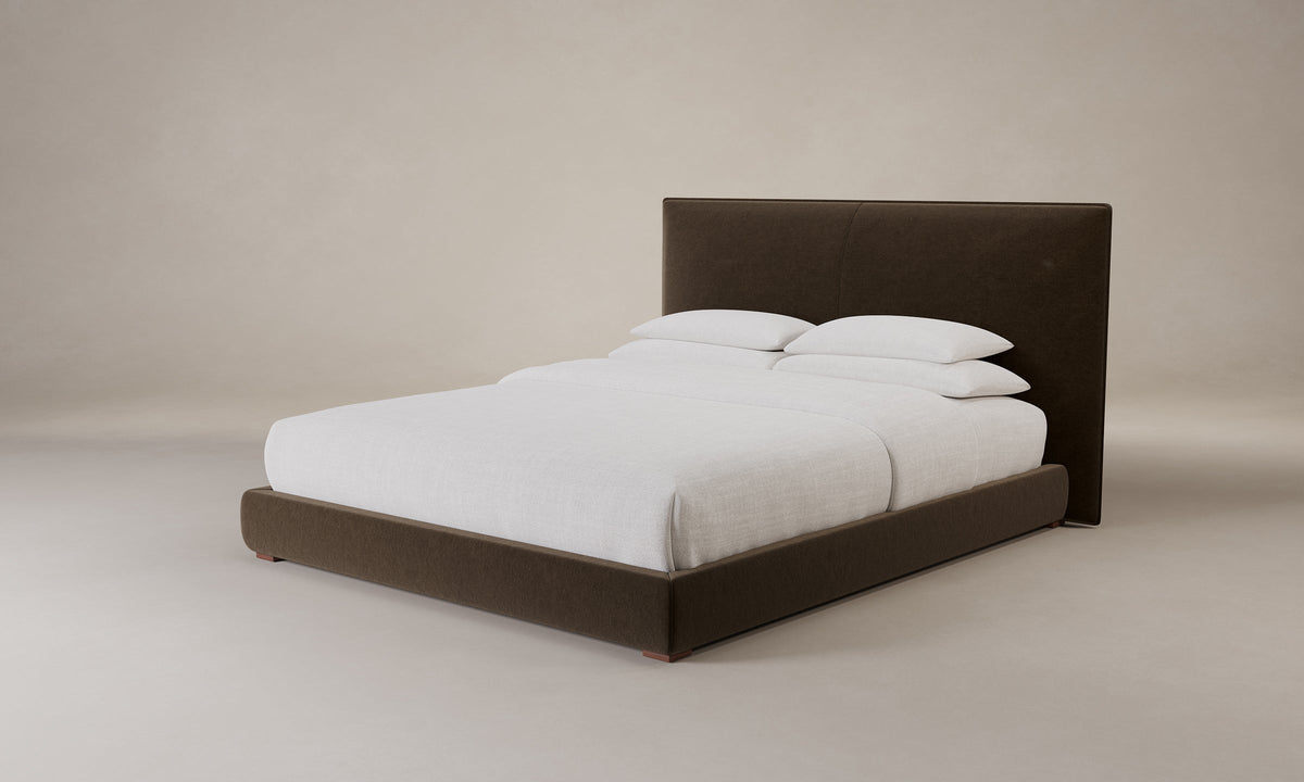 The Wythe Bed - Performance Velvet Bark