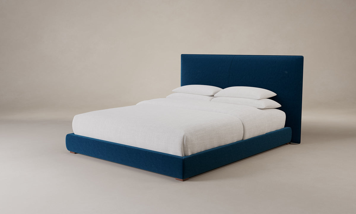 The Wythe Bed - Performance Velvet Sapphire