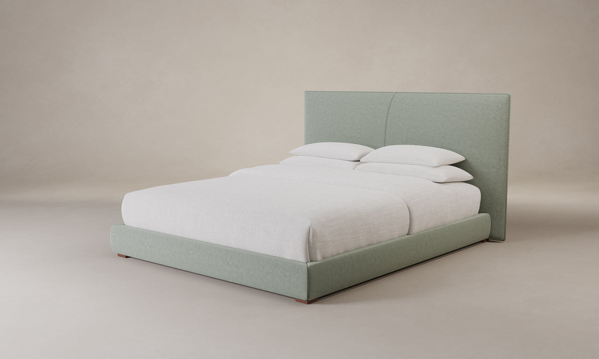 The Wythe Bed - Performance Velvet Seafoam