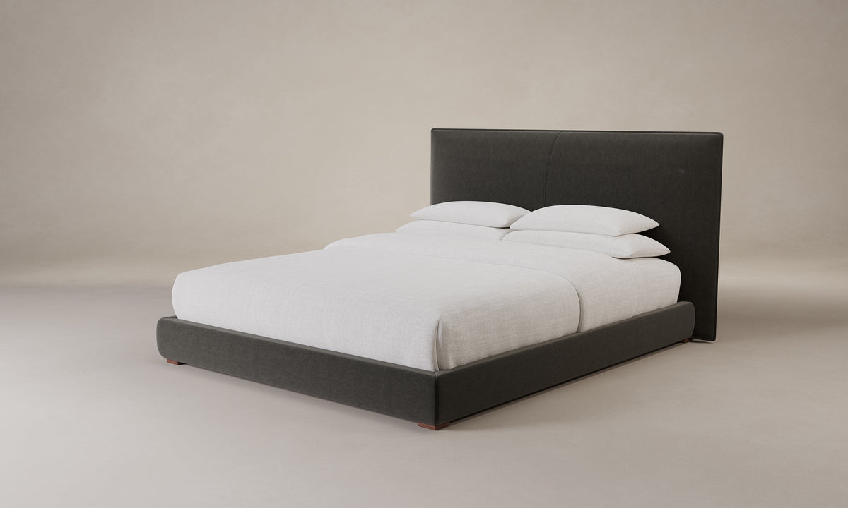 The Wythe Bed - Performance Velvet Slate