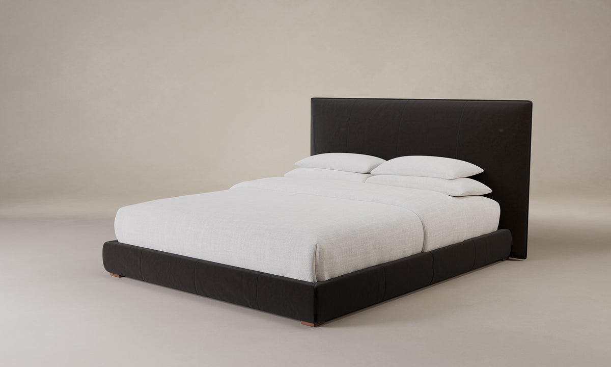 The Wythe Bed - Tuscan Leather Seal