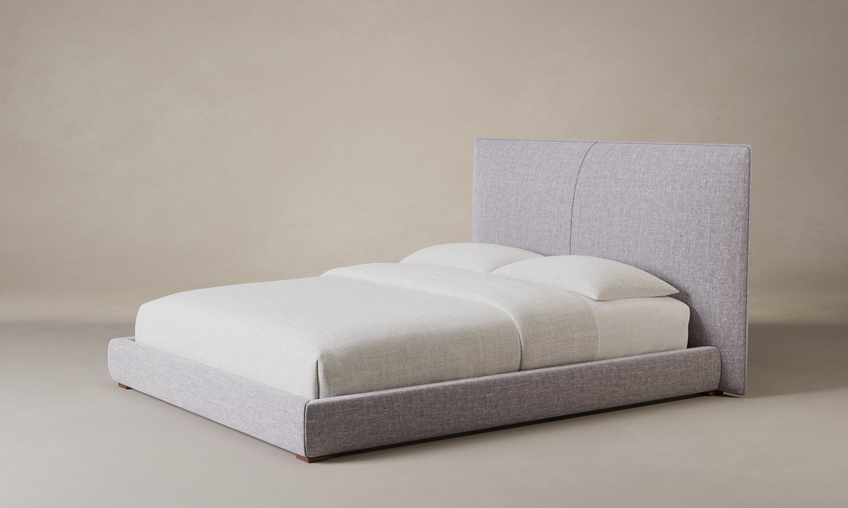 The Wythe Bed - Heritage Belgian Linen Agate