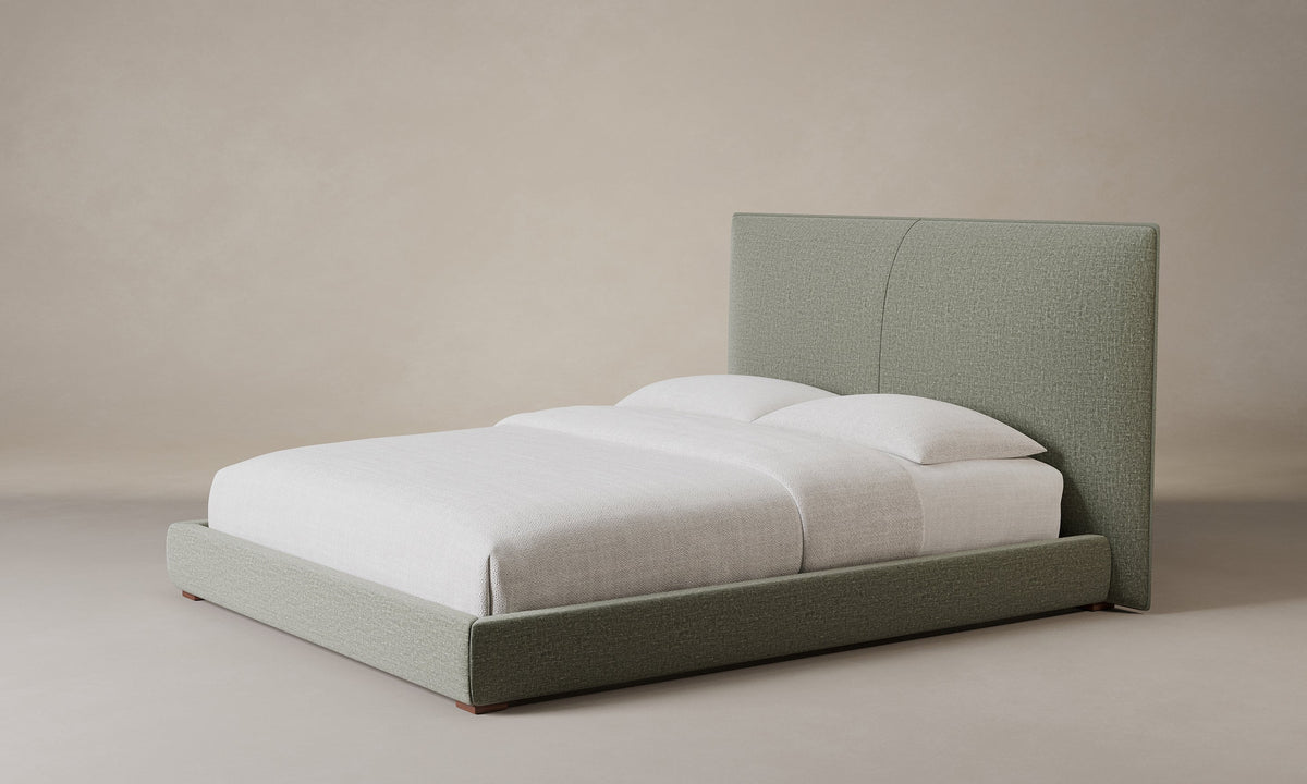 The Wythe Bed - Heritage Belgian Linen Thyme