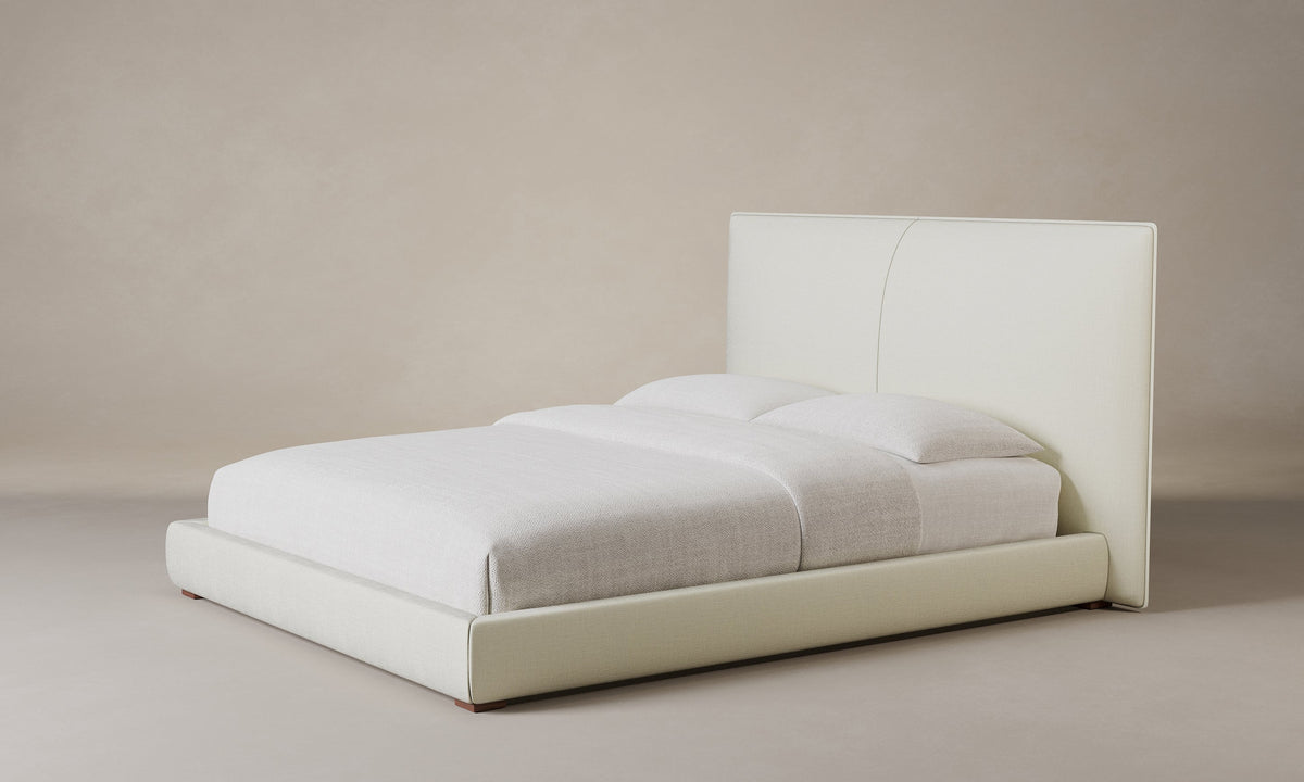 The Wythe Bed - Performance Linen Weave Flour