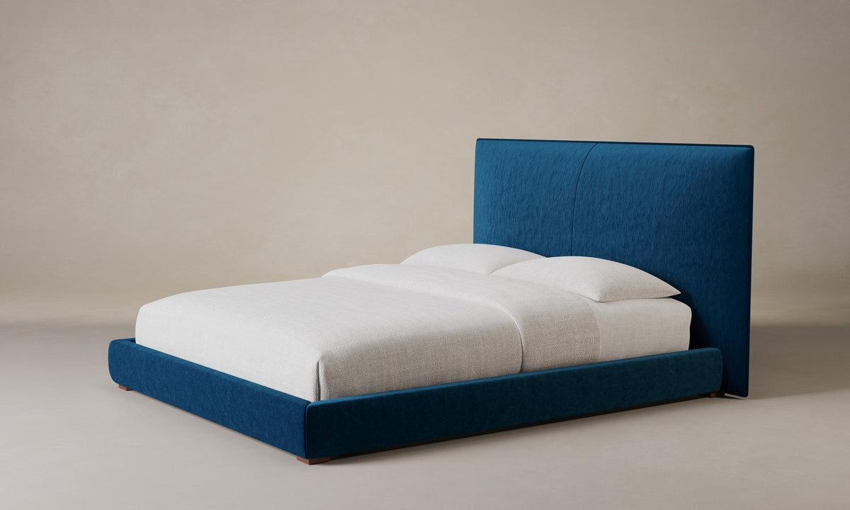The Wythe Bed - Performance Velvet Sapphire