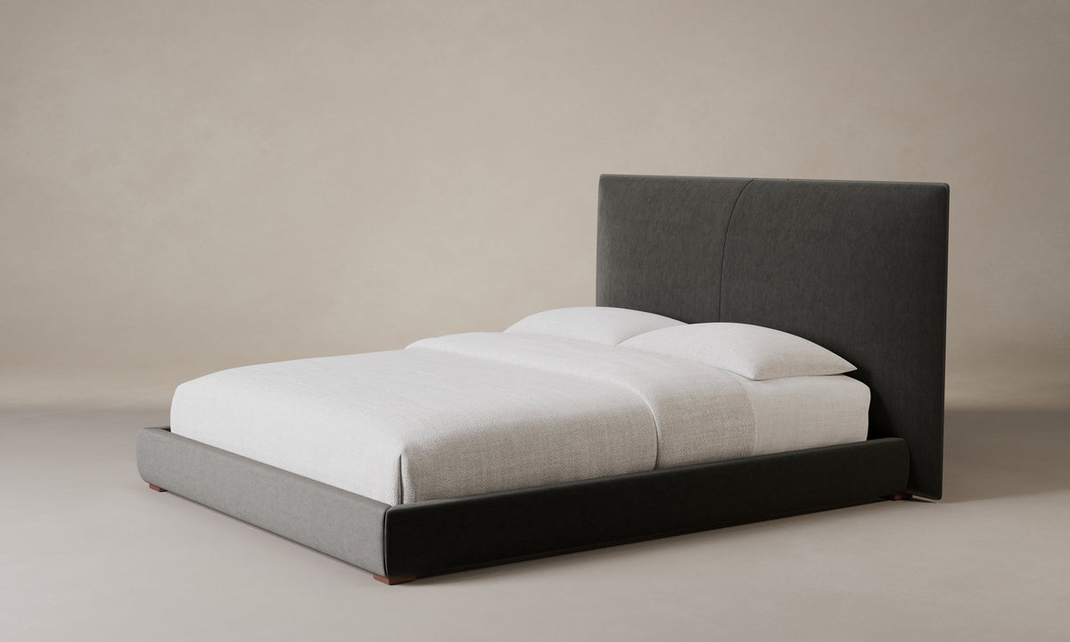 The Wythe Bed - Performance Velvet Slate