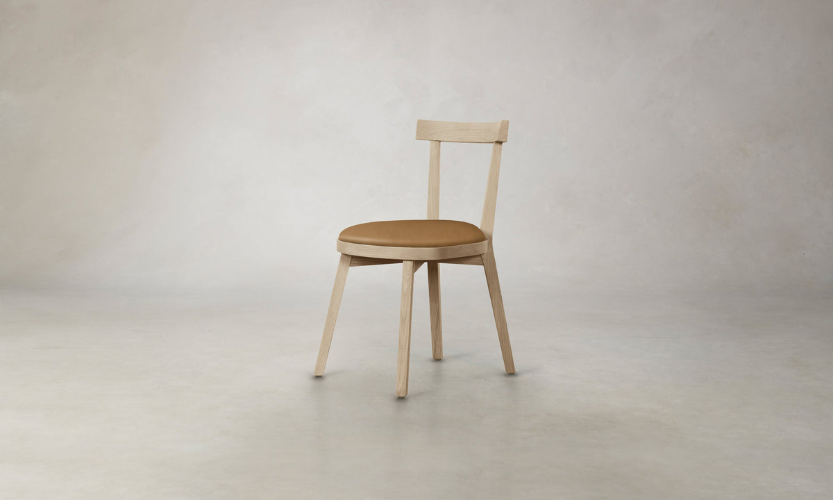 The Allen Dining Chair - Costa Leather Nutmeg