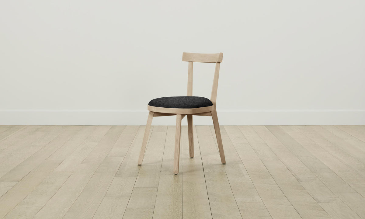 The Allen Dining Chair - Italian Bouclé Storm