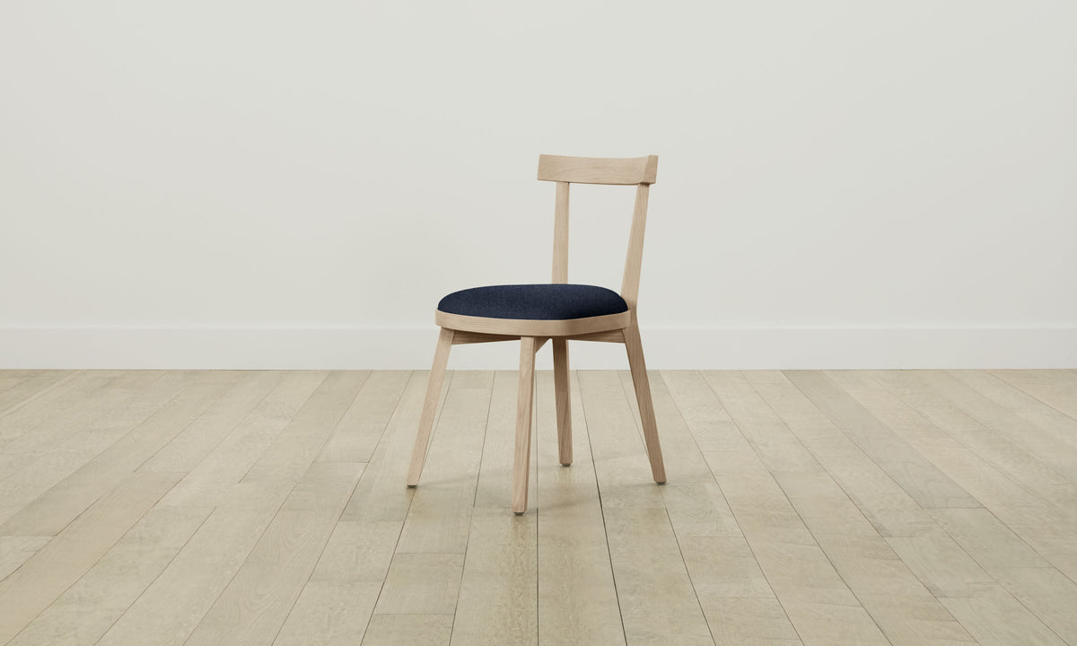 The Allen Dining Chair - Italian Brushed Wool Harbor