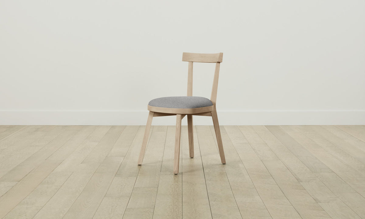 The Allen Dining Chair - Italian Brushed Wool Moon