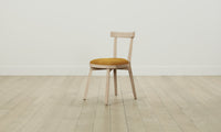 The Allen Dining Chair - Mohair Amber