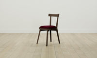 The Allen Dining Chair - Mohair Crimson