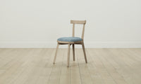 The Allen Dining Chair - Mohair Slate Blue